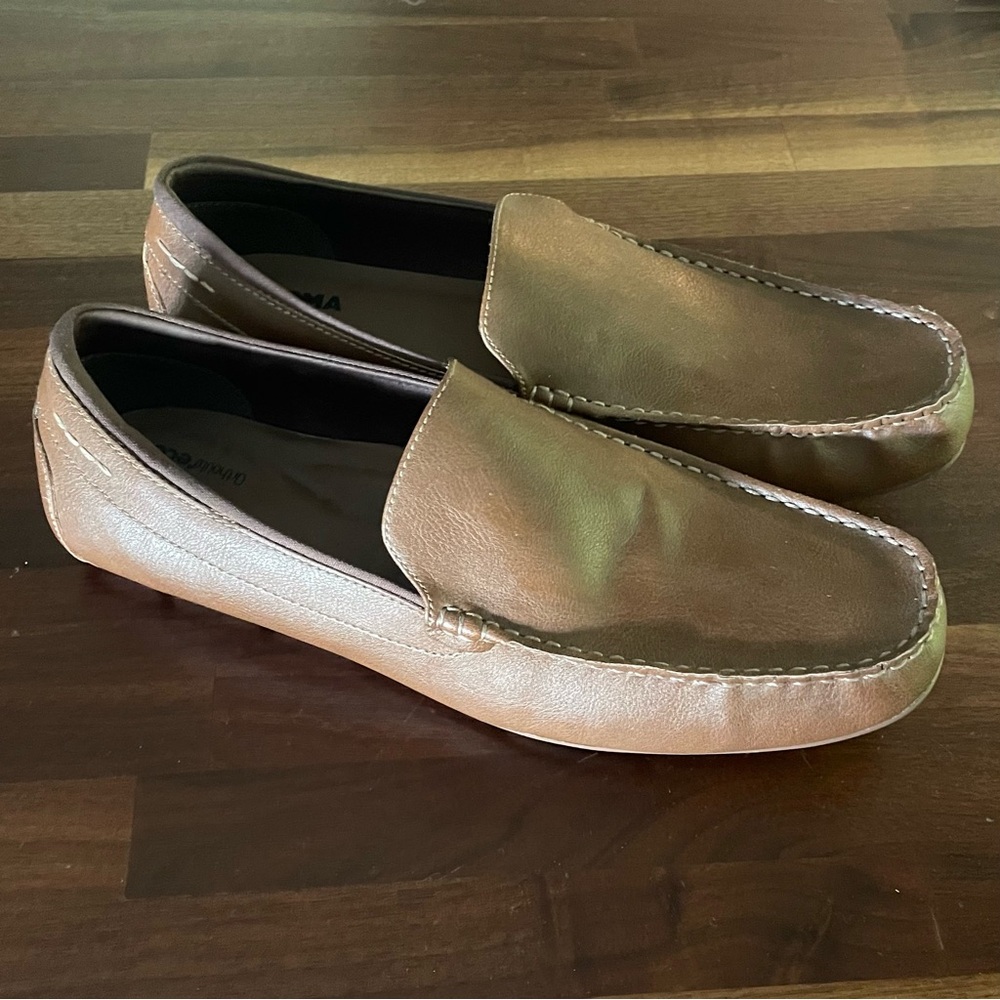 Sonoma Brown Loafers Sleek Moccasin Slip-Ons